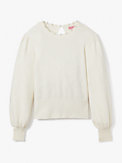 pearl-edged crewneck sweater, , s7productThumbnail