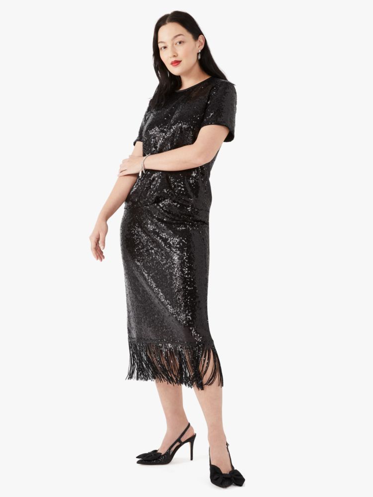Sequin Fringe Skirt | Kate Spade New York
