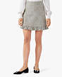 Kate Spade,metallic tweed skirt,skirts,Silver