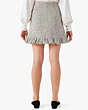 Kate Spade,metallic tweed skirt,skirts,Silver