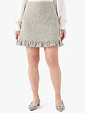 metallic tweed skirt, , s7productThumbnail