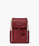 Knott North South Phone Crossbody, Autumnal Red, ProductTile