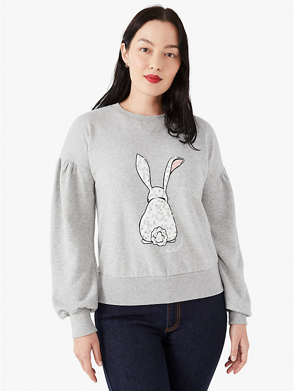 embellished bunny sweatshirt, , rr_large