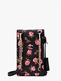 spencer ditsy rose north south phone crossbody, , s7productThumbnail