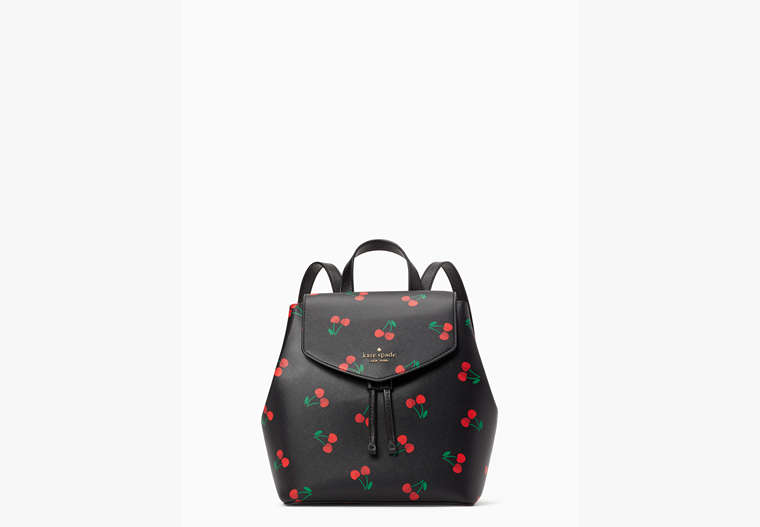 Lizzie Medium Flap Backpack, Black Multi, Product image number 0