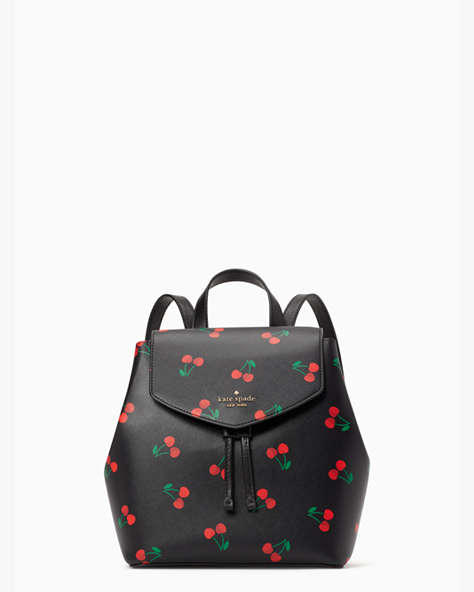 Lizzie Medium Flap Backpack, Black Multi, ProductTile