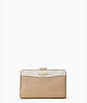Leila Medium Compact Bifold Wallet, Light Sand Multi, ProductTile