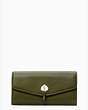 Marti Large Slim Flap Wallet, Enchanted Green, Product