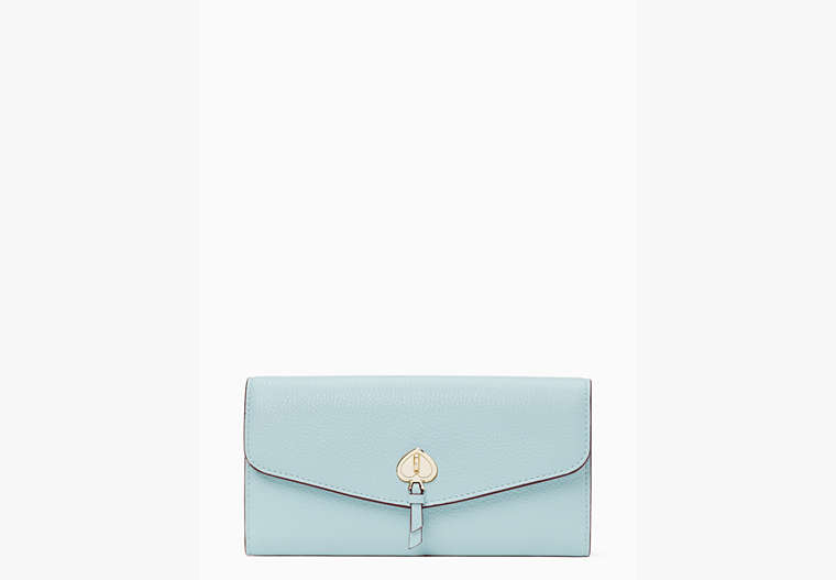 Marti Large Slim Flap Wallet, Blue Glow, Product image number 0