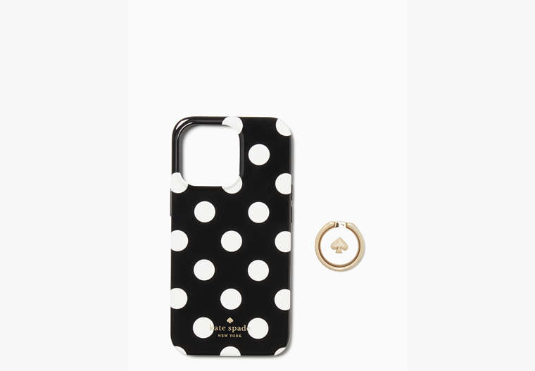 Ring And Dot Resin Iphone 13 Pro Case, Black Multi, Product image number 0