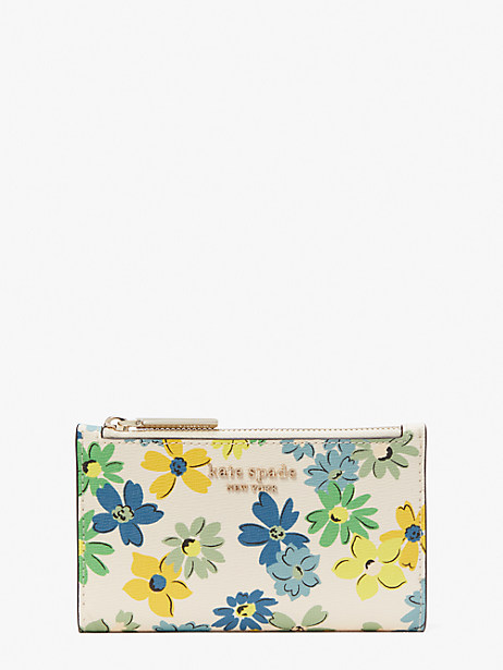 Spencer Floral Medley Small Slim Bifold Wallet