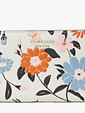 spencer floral garden embossed zip-around continental wallet, , s7productThumbnail