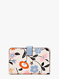 spencer floral garden embossed compact wallet, , s7productThumbnail