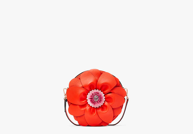 Petal 3d Flower Crossbody, Magma, Product image number 0