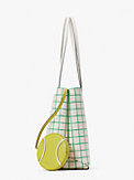 All Day Tennis Check Tote Bag, groß, , s7productThumbnail