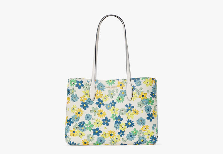 All Day Floral Medley Large Tote, Parchment Multi, Product