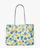 All Day Floral Medley Large Tote, Parchment Multi, ProductTile