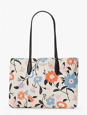 all day floral garden large tote, , rr_productgrid