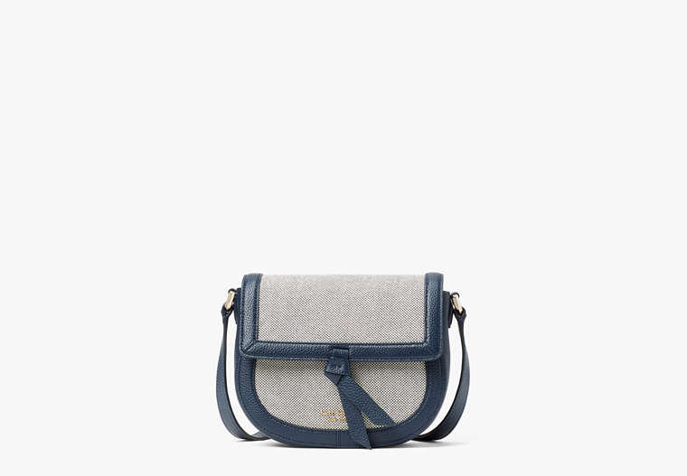Knott Canvas Medium Saddle Bag, Blazer Blue, Product image number 0