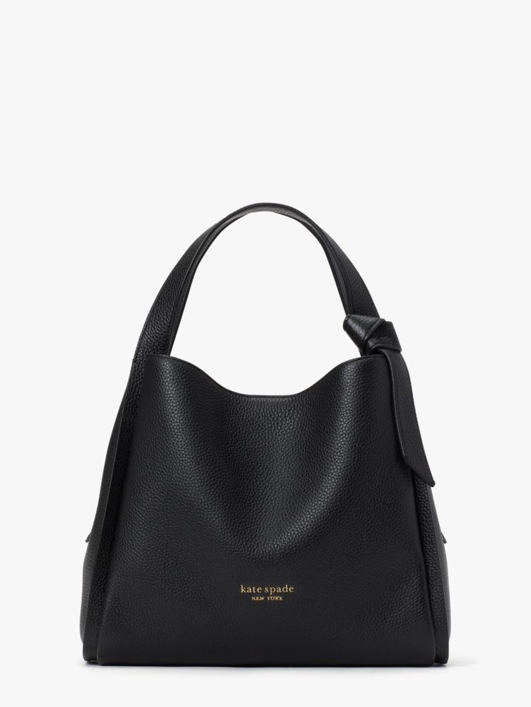 Originals Black Textured Faux Leather Slouch Bucket Zipped Shoulder Hand Bag 