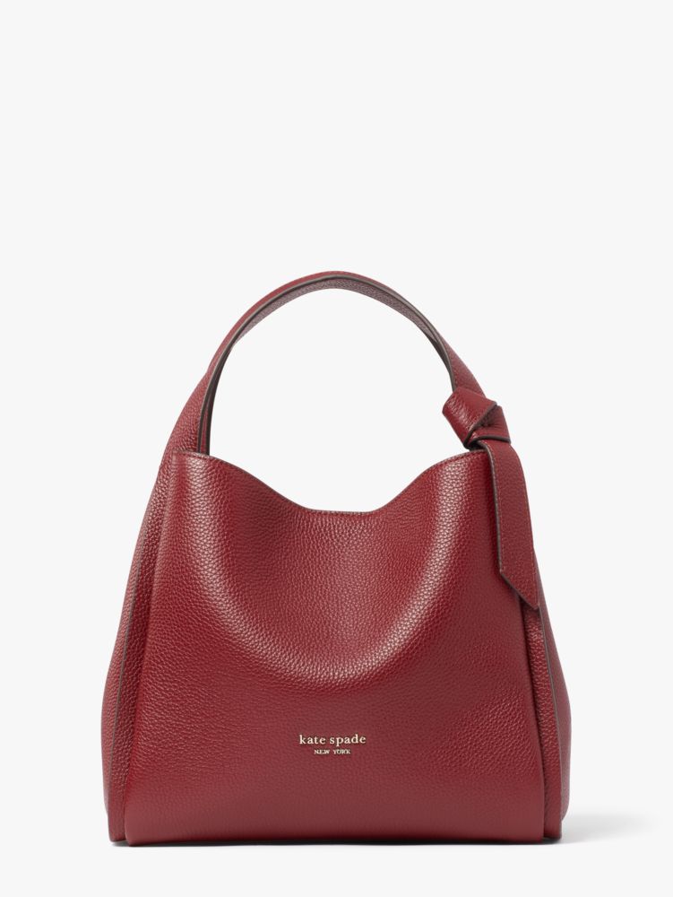 Knott Medium Crossbody Tote, Autumnal Red, Product