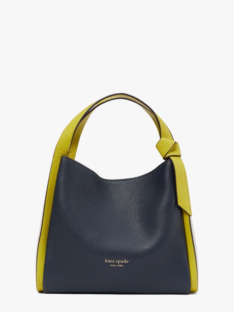 KATE SPADE KNOTT COLORBLOCKED MEDIUM CROSSBODY TOTE