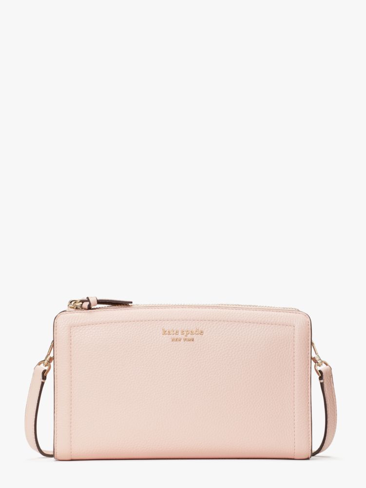 Kate Spade New York Knott Faux Fur Small Crossbody Tote - French Rose