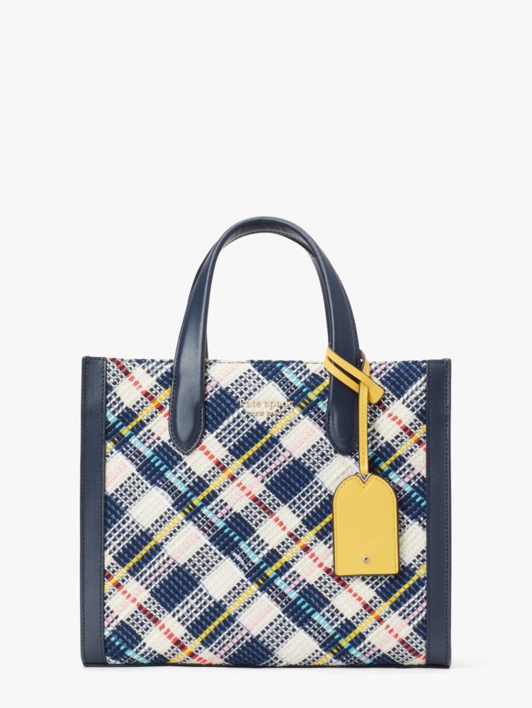 Manhattan Tweed Small Tote, Parchment Multi, Product