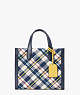 Manhattan Tweed Small Tote, Parchment Multi, ProductTile