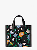 manhattan floral jacquard small tote, , s7productThumbnail