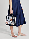 manhattan floral jacquard small tote, , s7productThumbnail