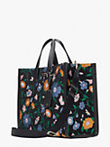 Manhattan Floral Tote Bag aus Jacquard, groß, , s7productThumbnail