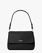 Hudson Medium Convertible Shoulder Bag, Black, Product