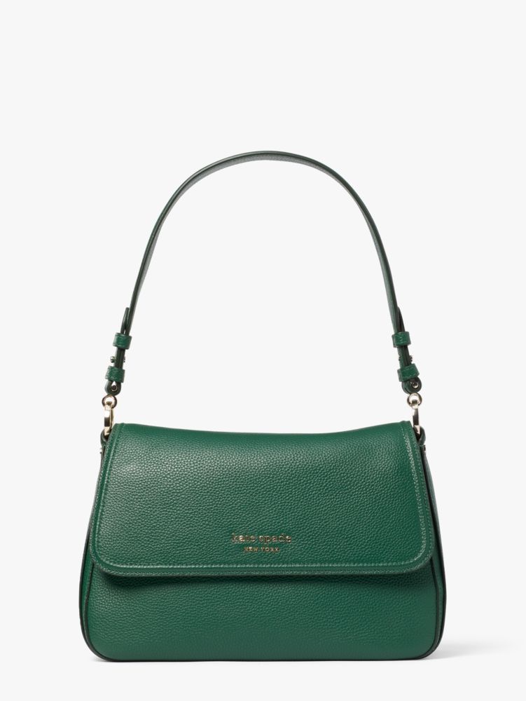 Kate Spade Hudson Medium Convertible Shoulder Bag In Arugula