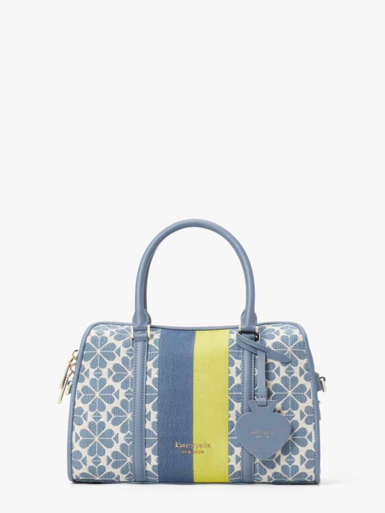 Spade Flower Jacquard Stripe Medium Satchel | Kate Spade New York