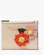 Kate Spade,petal small slim bifold wallet,Milk Glass Multi
