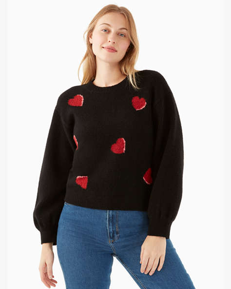 Heart Pop Sweater, Black, ProductTile