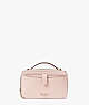 Hudson Double Zip Crossbody, French Rose, ProductTile