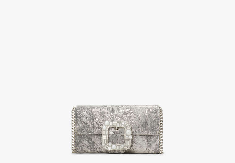 Bridal Buckle Lurex Crossbody, Pale Gold Multi, Product image number 0