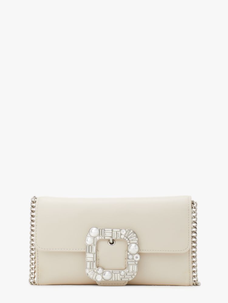 Bridal Buckle Crossbody, Ivory/Ivory, ProductTile