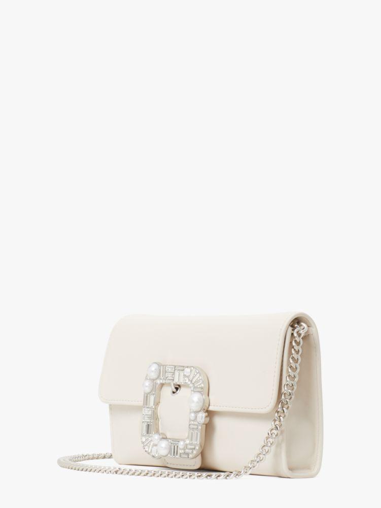 Bridal Buckle Crossbody, Ivory/Ivory, Product