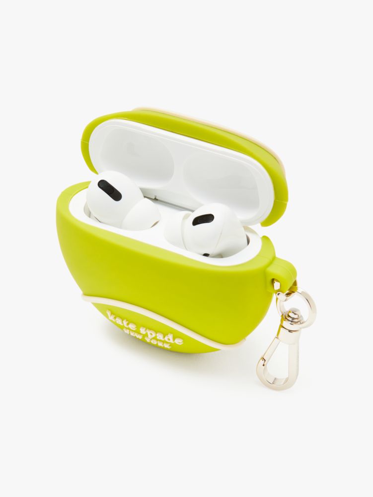 Courtside Silicone 3d Tennis Ball Airpods Pro Case | Kate Spade New York