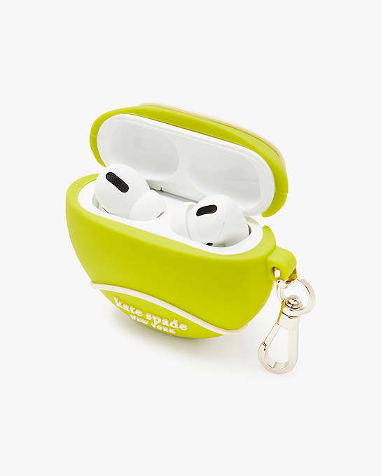 Courtside Silicone 3d Tennis Ball Airpods Pro Case | Kate Spade New York