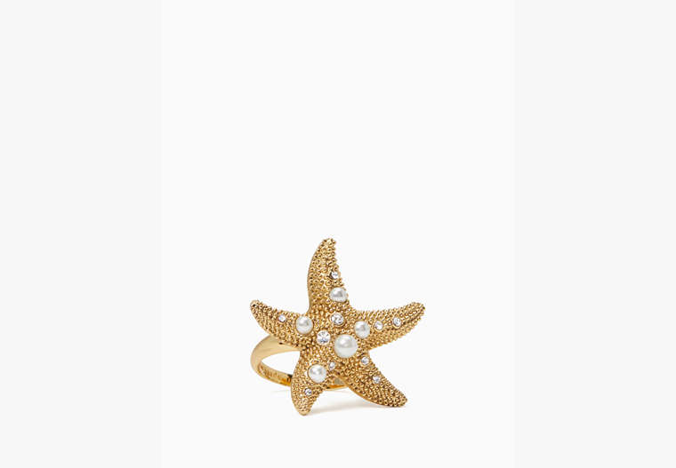 Sea Star Starfish Ring, Gold Multi, Product image number 0
