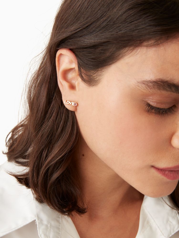 Love You, Mom Love Mini Studs | Kate Spade Surprise