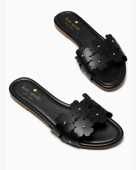 Kate Spade,daisy field sandals,Black