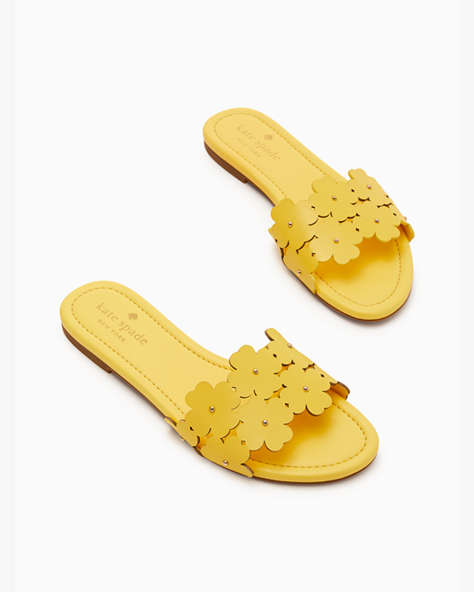 Daisy Field Sandals, Dandelion Yellow, ProductTile