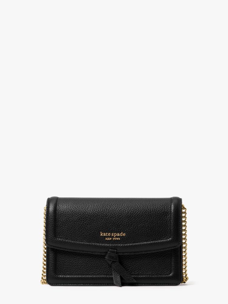 KATE SPADE Morgan Flap Continental Wallet For Women (Black, OS)