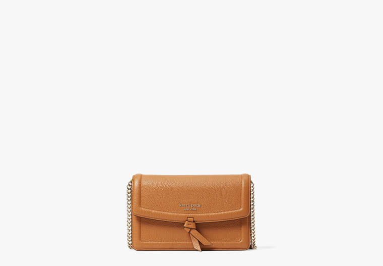 Knott Flap Crossbody, Bungalow Brown, Product image number 0