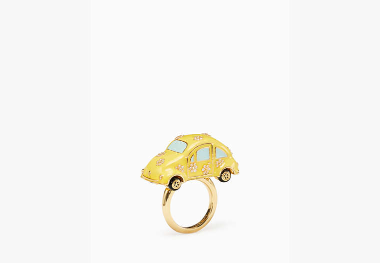 Off We Go Car Ring, Yellow Multi, Product